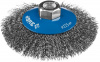 Щетка коническая для УШМ, витая стальная проволока 0.3мм. 115ммхМ14 ''Профессионал''. ЗУБР 35265-115_z02