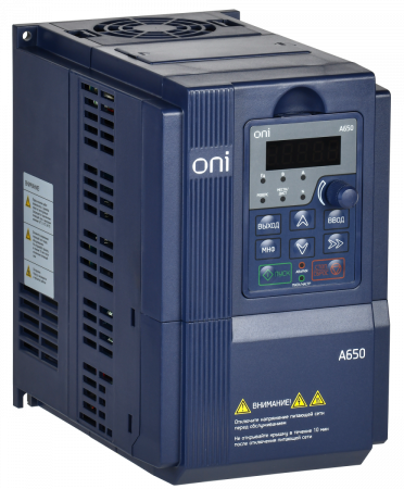 Преобразователь частоты A650 380В 3Ф 5.5кВт 13А M ONI A650-33E055TM