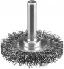 Щетка дисковая для дрели, витая стальная проволока 0.3мм. 38мм ''Профессионал''. ЗУБР 35198-038_z02