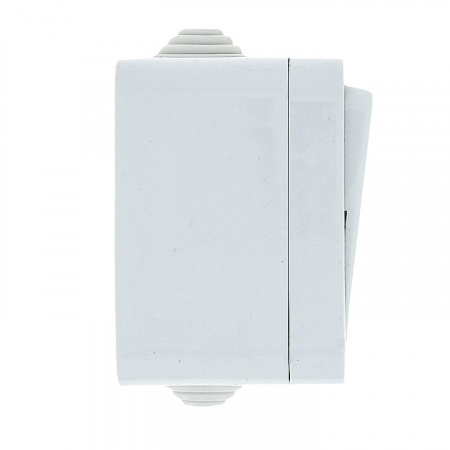 EKV10-021-10-44 Прага Выключатель одноклавишный наружный IP44 белый EKF 