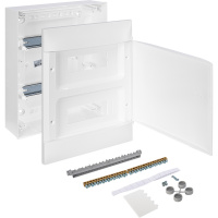 Practibox S Пластиковый щиток Навесной (ЩРн-П) 2X12 Белая дверь Legrand 135602