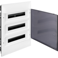 Practibox S Пластиковый щиток Встраиваемый (ЩРв-П) 3X18 Дымчатая дверь Legrand 137558