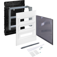 Practibox S Пластиковый щиток Встраиваемый (ЩРв-П) 3X18 Дымчатая дверь Legrand 137558