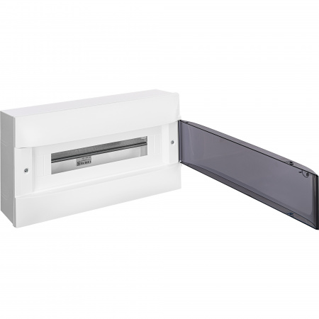 Practibox S Пластиковый щиток Навесной (ЩРн-П) 1X18 Дымчатая дверь Legrand 137616