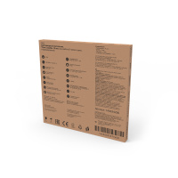 Светильник светодиодный ДВО 36 Вт 4000К 2850 лм 180-260В IP40 595х595х7мм Алюминий матовый опал утратонкий с равномерной засветкой драйвер в комлекте Офис Gauss GAUSS 145024236