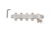 088U0973R Коллекторная группа SSM-3R set 3 контура 1' x 3/4' с термостатическими клапанами и кронштейнами Ридан 