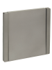FORTE&PIANO Выключатель 1-клавишный проходной 10А FP503 сталь IEK FP-V12-0-10-1-K46