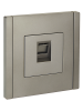 FORTE&PIANO Розетка компьютерная RJ45 кат.5E FP532 сталь IEK FP-K10-1-K46