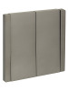 FORTE&PIANO Выключатель 2-клавишный проходной 10А FP507 сталь IEK FP-V22-0-10-1-K46