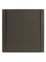 FORTE&PIANO Выключатель 1-клавишный проходной с индикацией 10А FP304 серый IEK FP-V12-1-10-1-K03