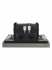 FORTE&PIANO Выключатель 1-клавишный проходной 10А FP503 сталь IEK FP-V12-0-10-1-K46