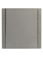 FORTE&PIANO Выключатель 1-клавишный проходной 10А FP503 сталь IEK FP-V12-0-10-1-K46