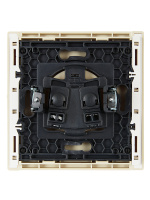 FORTE&PIANO Розетка 1-местная без заземления с защитными шторками винтовое крепление 10А FP417 ваниль IEK FP-R13-10-K10