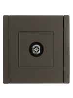 FORTE&PIANO Розетка TV оконечная FP328 серый IEK FP-A10-O-K03