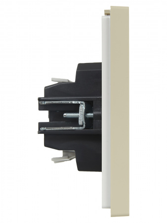 FORTE&PIANO Выключатель 1-клавишный с индикацией 10А FP402 ваниль IEK FP-V10-1-10-1-K10