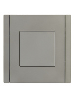 FORTE&PIANO Заглушка с суппортом FP541 сталь IEK FP-PL10-K46