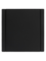 FORTE&PIANO Выключатель 1-клавишный проходной с индикацией 10А FP104 черный IEK FP-V12-1-10-1-K02