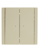 FORTE&PIANO Выключатель 2-клавишный с индикацией 10А FP406 ваниль IEK FP-V20-1-10-1-K10