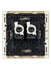 FORTE&PIANO Розетка компьютерная двойная RJ45 кат.5E FP433 ваниль IEK FP-K20-1-K10