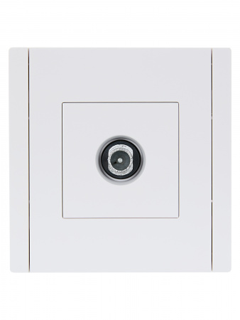 FORTE&PIANO Розетка TV проходная FP229 белый IEK FP-A10-P-K01