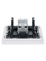 FORTE&PIANO Розетка TV проходная FP229 белый IEK FP-A10-P-K01