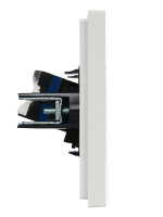 FORTE&PIANO Розетка компьютерная RJ45 кат.6 FP231 белый IEK FP-K10-2-K01