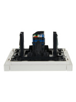 FORTE&PIANO Розетка компьютерная RJ45 кат.6 FP231 белый IEK FP-K10-2-K01