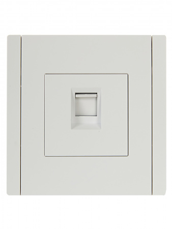 FORTE&PIANO Розетка компьютерная RJ45 кат.6 FP231 белый IEK FP-K10-2-K01