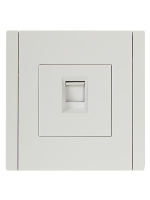 FORTE&PIANO Розетка компьютерная RJ45 кат.6 FP231 белый IEK FP-K10-2-K01