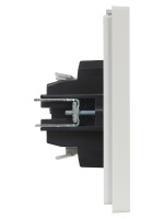 FORTE&PIANO Выключатель 1-клавишный проходной 10А FP203 белый IEK FP-V12-0-10-1-K01