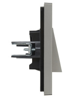 FORTE&PIANO Вывод кабеля FP542 сталь IEK FP-VK10-0-K46