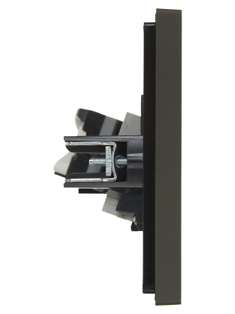 FORTE&PIANO Розетка двойная RJ11+RJ45 кат.5E FP335 серый IEK FP-KT20-O-1-K03