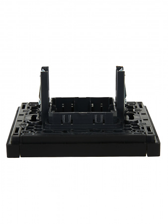 FORTE&PIANO Заглушка с суппортом FP141 черный IEK FP-PL10-K02