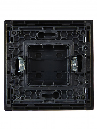 FORTE&PIANO Заглушка с суппортом FP141 черный IEK FP-PL10-K02