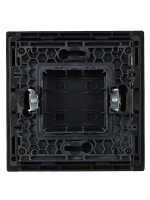 FORTE&PIANO Заглушка с суппортом FP141 черный IEK FP-PL10-K02