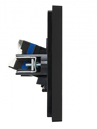 FORTE&PIANO Розетка компьютерная двойная RJ45 кат.6 FP134 черный IEK FP-K20-2-K02