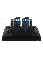 FORTE&PIANO Розетка компьютерная двойная RJ45 кат.6 FP134 черный IEK FP-K20-2-K02