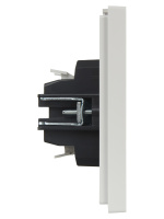 FORTE&PIANO Выключатель 1-клавишный перекрестный 10А FP212 белый IEK FP-V13-0-10-1-K01