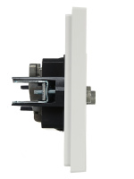 FORTE&PIANO Розетка двойная TV+SAT FP238 белый IEK FP-AF20-O-K01