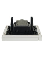 FORTE&PIANO Розетка двойная TV+SAT FP238 белый IEK FP-AF20-O-K01