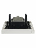 FORTE&PIANO Розетка двойная TV+SAT FP238 белый IEK FP-AF20-O-K01
