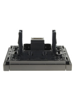 FORTE&PIANO Розетка HDMI FP540 сталь IEK FP-H10-K46