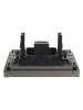 FORTE&PIANO Розетка HDMI FP540 сталь IEK FP-H10-K46
