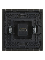 FORTE&PIANO Розетка HDMI FP540 сталь IEK FP-H10-K46