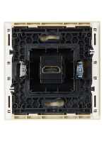 FORTE&PIANO Розетка HDMI FP440 ваниль IEK FP-H10-K10