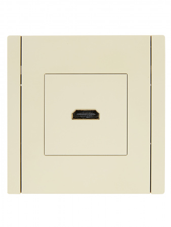 FORTE&PIANO Розетка HDMI FP440 ваниль IEK FP-H10-K10