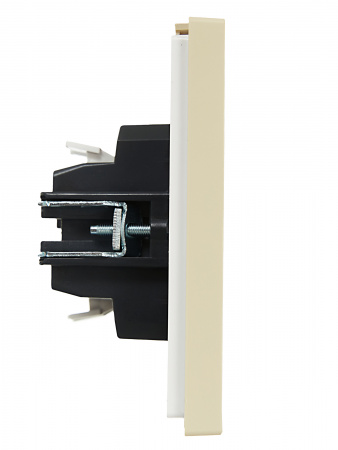 FORTE&PIANO Выключатель 1-клавишный перекрестный 10А FP412 ваниль IEK FP-V13-0-10-1-K10