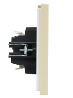 FORTE&PIANO Выключатель 1-клавишный перекрестный 10А FP412 ваниль IEK FP-V13-0-10-1-K10