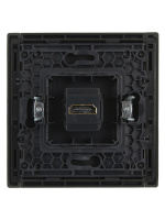 FORTE&PIANO Розетка HDMI FP340 серый IEK FP-H10-K03