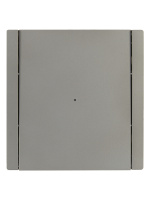 FORTE&PIANO Выключатель 1-клавишный с индикацией 10А FP502 сталь IEK FP-V10-1-10-1-K46